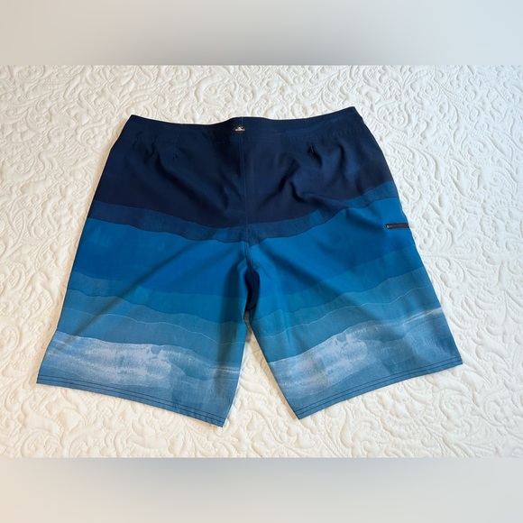 O’Neill Mens Color block Blue Size 38 Swim Board shorts - Picture 1 of 13